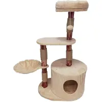 Laroy Krabpaal Nuno Natural Wood beige (100 cm) Per stuk