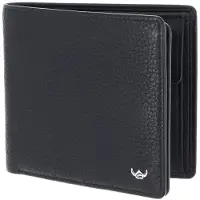 Golden Head Leer portemonnee Capri RFID Protect Scheintasche 1134 Schwarz zwart