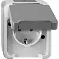Merten MEG2301-8029 Wandcontactdoos Compleet 1 stuk(s)