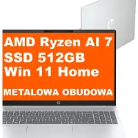 HP OmniBook 5 NGAI 16-ag1070wm AMD Ryzen AI 7 350 Laptop 40,6 cm (16") 2K 16 GB LPDDR5x-SDRAM 512 GB SSD Wi-Fi 6E (802.11ax) Windows 11 Home Zilver