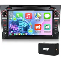 Hexinex Autoradio - Geschikt Voor Opel Meriva Corsa C D Astra G H - Draadloos Carplay & Android Auto - Android 14 DAB+