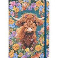 Peter Pauper Press 2027 Highland Cow Weekly Planner (16 Months, Sept 2026 to Dec 2027)