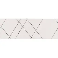 Eulenschnitt WASBARE LOPER/BADMAT "LINES" CRÈME 50 X 150 CM. VOOR BINNEN & BUITEN!