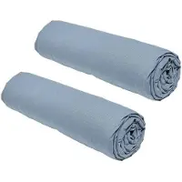 TODAY Set van 2 teday essentiële vloeken - 90 x 190 cm - 1 persoon - 100% katoen - denim