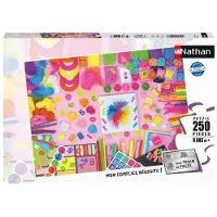 Nathan – Puzzel voor kinderen, 250 stukjes – De Doe-het-zelf Werkplaats – Vanaf 8 jaar – Hoge kwaliteit – Dik en stevig karton – 12004297