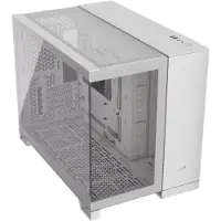 Corsair PC-Behuizing - Case - 2500X Wit - Minitowermodel - Mini-ITX, Micro-ATX - Geen voeding - USB/Audio - Tempered Glass - Wit