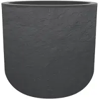 Eda Plantenbak Vulcania Up Rond 40 cm antracite 32,5 liter