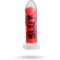 Master Series slut - siliconen dildo - rood