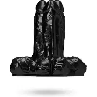 All Black Steroïd - Gape, Set, and Match - Dildo - 30 x 13 cm - zwart
