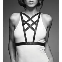 Bijoux indiscrets - Maze Net Cleavage Harnas Bruin