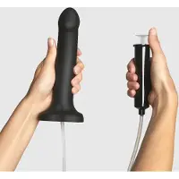 Strap-On-Me - Squirting Cum Dildo Maat S - Zwart