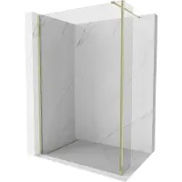Mexen Kioto douchewand Walk-in 170 x 40 , transparant, goud - 800-170-212-50-00-040
