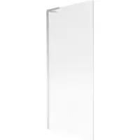Mexen Next L badwand scherm 1-delig 80 x 150 , strepen, chroom - 895-080-000-03-09-01