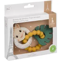 Sophie de Giraf Tropical Bijtring – Natuurlijk Rubber – Verschillende Structuren en Hardheden – Ergonomisch Design – vanaf +0 maanden – In Witte Geschenkverpakking