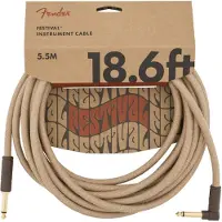 Fender Festival Series 5,5 m Recht - Gebogen Instrumentkabel