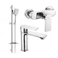Mexen Royo DQ62 doucheset, chroom - 72204DQ62-00
