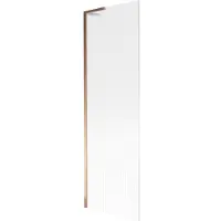 Mexen Next L badwand 1-delig 60 x 150 , streepjes, roségoud - 895-060-000-03-09-60