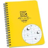 Rite in the rain Level Notebook 313, 4 5/8" x 7", Yellow, notitieboek