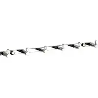 Mexen handdoekhaak met zes houders, chroom - 709166-00