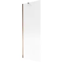 Mexen Next badwandscherm 1-deurs 70 x 150 , strepen, roze goud - 895-070-000-00-09-60
