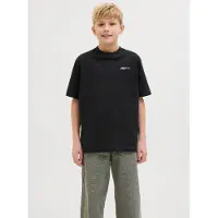 Jack & Jones Junior Shirt 'JORIslington' kreeft / zwart / wit