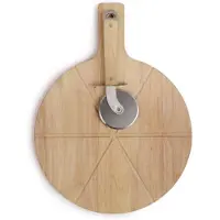 Livoo Pizzasnijset 30 cm hout