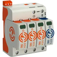OBO V20 Type 2 Overspanningsbeveiliging 3P+NPE 280V 40kA - 5095333