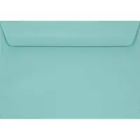 Netuno Gladde blauwe enveloppen A6 - 114 x 162 mm - 25 stuks - HK zelfklevend met plakstrip - 90 gram - Burano -