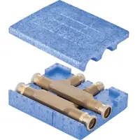 Geberit Mapress kruisings-T-stuk met isolatiebox, DN 15 / 12 / 15, 63115
