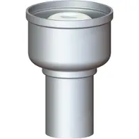 Kessel -basiselement Ferrofix - Sys 125, DN 70, uitloop verticaal, 54410