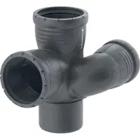 Geberit Silent-Pro Schachtbochtstuk 87,5° links, DN 100 / 70 / 100, 393.564.14.1
