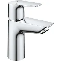 GROHE BauEdge - Wastafelkraan met push open waste, chroom 23895001
