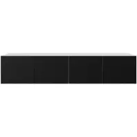 MargaretHadas24 TV-kast Nicole 200 (2x100) cm (wit + zwart)