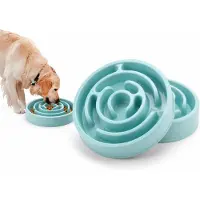 VHV - Hondenbak - Slowfeeder hond - Antislip voerbak - Anti schrok ontwerp - Voor puppy kleine en middelgrote honden