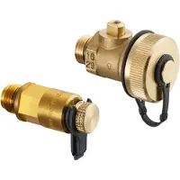 Oventrop OV aansluitset 3 1 meetkraan G 1/4 inch 1 R+D kogelkraan G 1/4 inch, Verwarmingsaccessoires