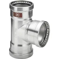 Viega Temponox XL-T-stuk, d1 108,0, d2 35, d3 108,0 roestvrij staal Model 1718XL, 810795