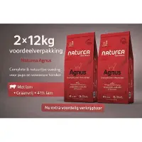 NATUREA Naturals Agnus Grasslands Lamb 2x 12 kg Voordeelverpakking - Hond