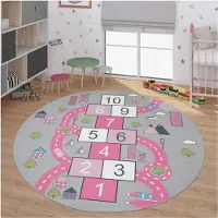 TT Home Kinderkamertapijt tapijt jongen meisje kinderkamertapijt baby antislip straat