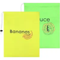 Famanu – Set van van van 3 bananenboxen met fruitvorken – Draagbare bananen lunchboxen – Ideaal voor reizen of kamperen