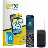 BROTECT - Screenprotector voor Guwet G739 (Voor+Achter) - Folie Beschermfolie transparant 6 Stuks