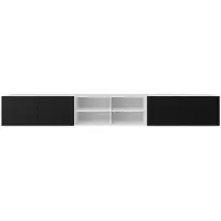 MargaretHadas24 TV-kast Leo IV 300 (3x100) cm (wit + zwart)