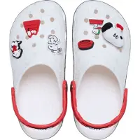 Crocs Clogs 'Peanuts Classic' crème / rood / zwart / wit
