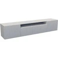 MargaretHadas24 TV-kast Marlo, woonwand, lowboard, tv-standaard, woonwand, woonkamer, tv-meubel, woonkamermeubels, televisie, highboard, TV-kast, tv-lowboard, 200 cm, drie deuren, wit
