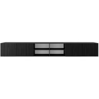 MargaretHadas24 TV-kast Mio IV 300 (3x100) cm (zwart + zwart)
