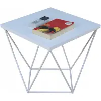 FutuStal - Kwadratische Drucable - Biały Mat - 40 cm - 8 mm Draad