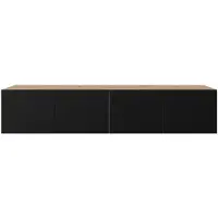 MargaretHadas24 TV-kast Nicole 200 (2x100) cm (artisan + zwart)