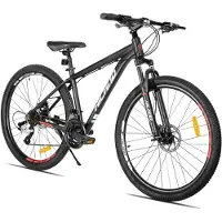 Hiland Bedrock Mountainbike - 27.5 Inch - 24 Versnellingen - Shimano - Hydraulische Schijfremmen - Aluminium Frame - Zwart