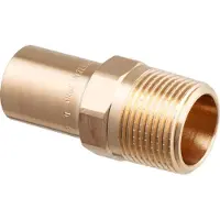Viega Sanitair installatiemateriaal, Sanpress indstik 11/4"-35 mmaf rødgodsnippel/nippel