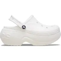 Crocs Bella - Dames Platform Klompen - Wit - 42-43 - Verstelbare Bandjes