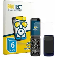 BROTECT Screenprotector 6 Stuks voor Guwet G739 (Voor+Achter) Beschermglas transparant